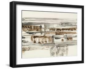 Stark Neutrals II-Jennifer Goldberger-Framed Art Print