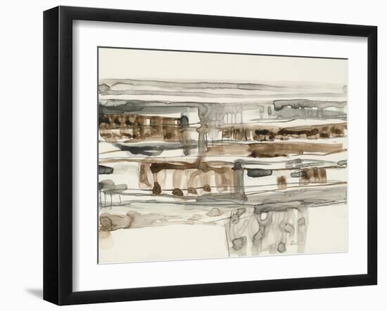 Stark Neutrals II-Jennifer Goldberger-Framed Art Print