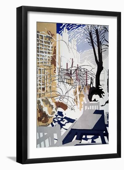 Stark Winter Back-Garden, 1993-Miles Thistlethwaite-Framed Giclee Print