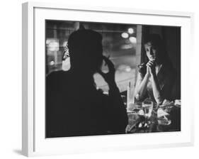 Starlet Ann Margret Olson Dining at the Har Omar American Restaurant-Grey Villet-Framed Premium Photographic Print