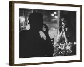 Starlet Ann Margret Olson Dining at the Har Omar American Restaurant-Grey Villet-Framed Premium Photographic Print
