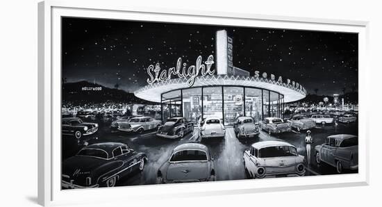 Starlight Drive-In-Shawn Mackey-Framed Giclee Print