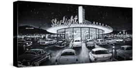 Starlight Drive-In-Shawn Mackey-Stretched Canvas