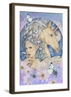 Starlight with Flowers-Linda Ravenscroft-Framed Giclee Print