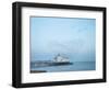 Starling murmuration, The Pier, Eastbourne, East Sussex, England, United Kingdom, Europe-Jean Brooks-Framed Photographic Print