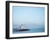 Starling murmuration, The Pier, Eastbourne, East Sussex, England, United Kingdom, Europe-Jean Brooks-Framed Photographic Print