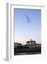 Starlings Shape Above Urban Building-null-Framed Photographic Print