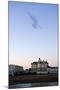 Starlings Shape Above Urban Building-null-Mounted Photographic Print