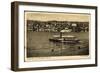 Starnberger See, Dampfer Bavaria in Fahrt, Ort-null-Framed Giclee Print