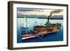 Starnberger See, Salondampfer München, Segelboot-null-Framed Giclee Print