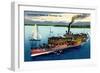 Starnberger See, Salondampfer München, Segelboot-null-Framed Giclee Print