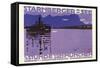 Starnberger See-null-Framed Stretched Canvas