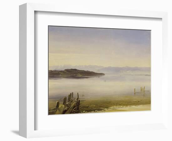 Starnberger See-Christian Ernst Bernhard Morgenstern-Framed Giclee Print