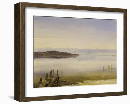 Starnberger See-Christian Ernst Bernhard Morgenstern-Framed Giclee Print