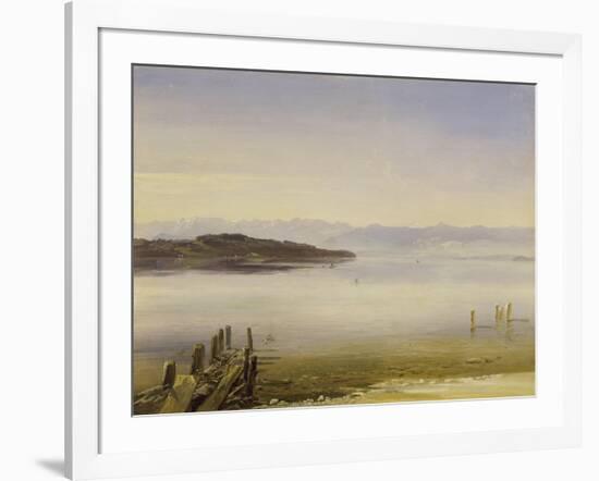 Starnberger See-Christian Ernst Bernhard Morgenstern-Framed Giclee Print