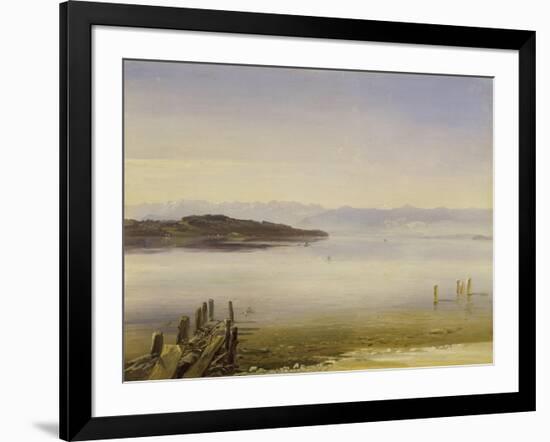 Starnberger See-Christian Ernst Bernhard Morgenstern-Framed Giclee Print