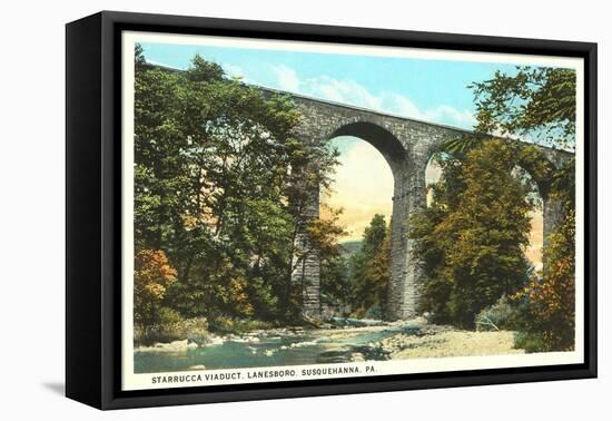 Starruca Viaduct, Lanesboro, Pennsylvania-null-Framed Stretched Canvas