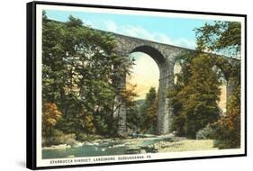 Starruca Viaduct, Lanesboro, Pennsylvania-null-Framed Stretched Canvas