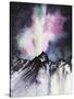 Starruption Galaxy Landscape-Michelle Faber-Stretched Canvas