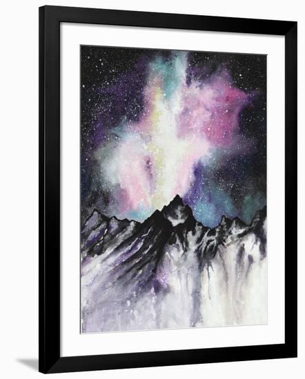 Starruption Galaxy Landscape-Michelle Faber-Framed Premium Giclee Print