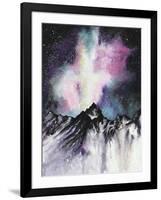 Starruption Galaxy Landscape-Michelle Faber-Framed Giclee Print