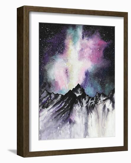 Starruption Galaxy Landscape-Michelle Faber-Framed Giclee Print