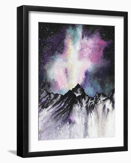 Starruption Galaxy Landscape-Michelle Faber-Framed Giclee Print