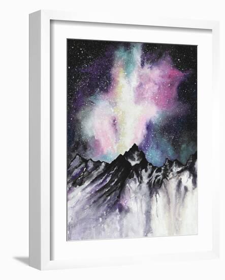 Starruption Galaxy Landscape-Michelle Faber-Framed Giclee Print