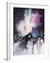 Starruption Galaxy Landscape-Michelle Faber-Framed Giclee Print