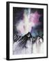 Starruption Galaxy Landscape-Michelle Faber-Framed Giclee Print