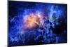 Starry Deep Outer Space Nebual and Galaxy-clearviewstock-Mounted Photographic Print