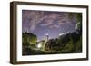 Starry Lighthouse-5fishcreative-Framed Giclee Print