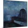 Starry Night 1893-Edvard Munch-Mounted Premium Giclee Print