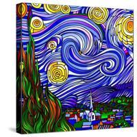 Starry Night 1-Howie Green-Stretched Canvas