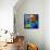 Starry Night 1-John Nolan-Framed Stretched Canvas displayed on a wall