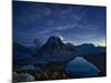 Starry Night at Mount Assiniboine-Yan Zhang-Mounted Photographic Print