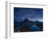 Starry Night at Mount Assiniboine-Yan Zhang-Framed Photographic Print