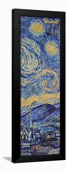 Starry Night, c.1889 (detail)-Vincent van Gogh-Framed Poster