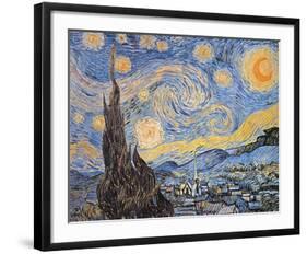 Starry Night, c.1889-Vincent van Gogh-Framed Art Print