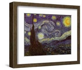 Starry Night, c.1889-Vincent van Gogh-Framed Art Print