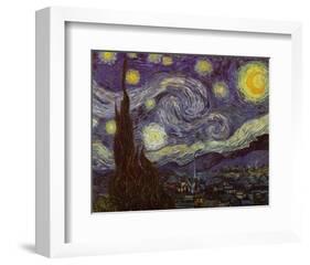 Starry Night, c.1889-Vincent van Gogh-Framed Art Print