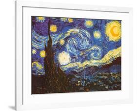 Starry Night, c.1889-Vincent van Gogh-Framed Art Print