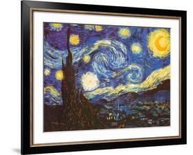 Starry Night, c.1889-Vincent van Gogh-Framed Art Print