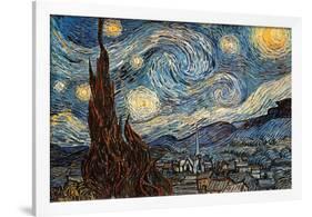Starry Night, c. 1889-Vincent van Gogh-Framed Poster