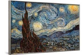 Starry Night, c. 1889-Vincent van Gogh-Framed Poster