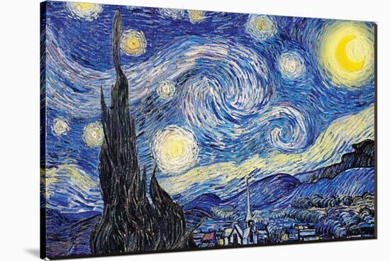 Starry Night, c.1889-Vincent van Gogh-Stretched Canvas