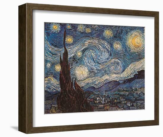 Starry Night, c.1889-Vincent van Gogh-Framed Art Print