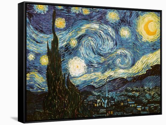 Starry Night, c.1889-Vincent van Gogh-Framed Stretched Canvas