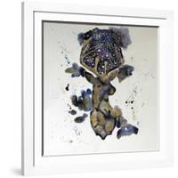Starry Night Deer-Lauren Moss-Framed Giclee Print