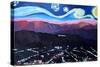 Starry Night in Hollywood Van Gogh Inspirations-Markus Bleichner-Stretched Canvas